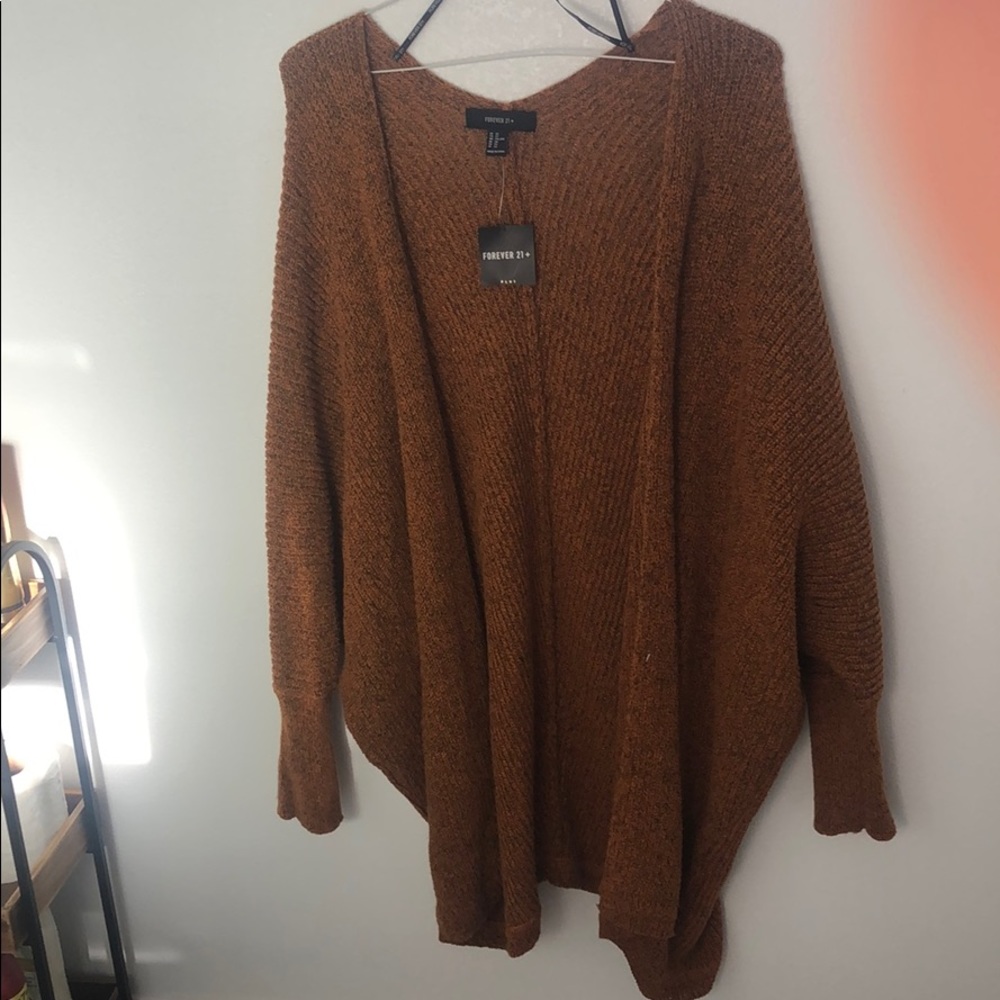 Forever 21 - oversized cardigan- size 2X - Mustard